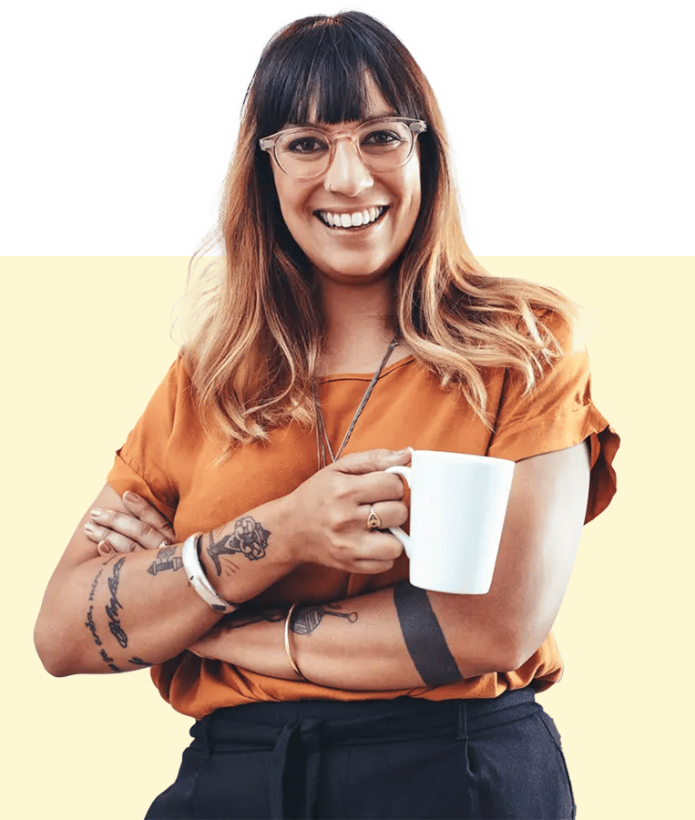 Female businesswoman smiling